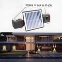 Solar lamp 3 LEDs, IP65, RGB