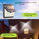 Solar lamp with motion sensor, 40 LEDs, 6500k
