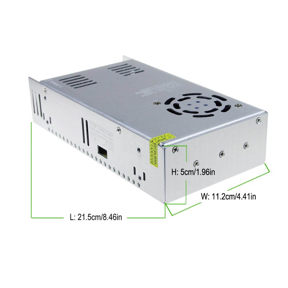 Switching Power Supply, IP20, 12V, 30A, 360W