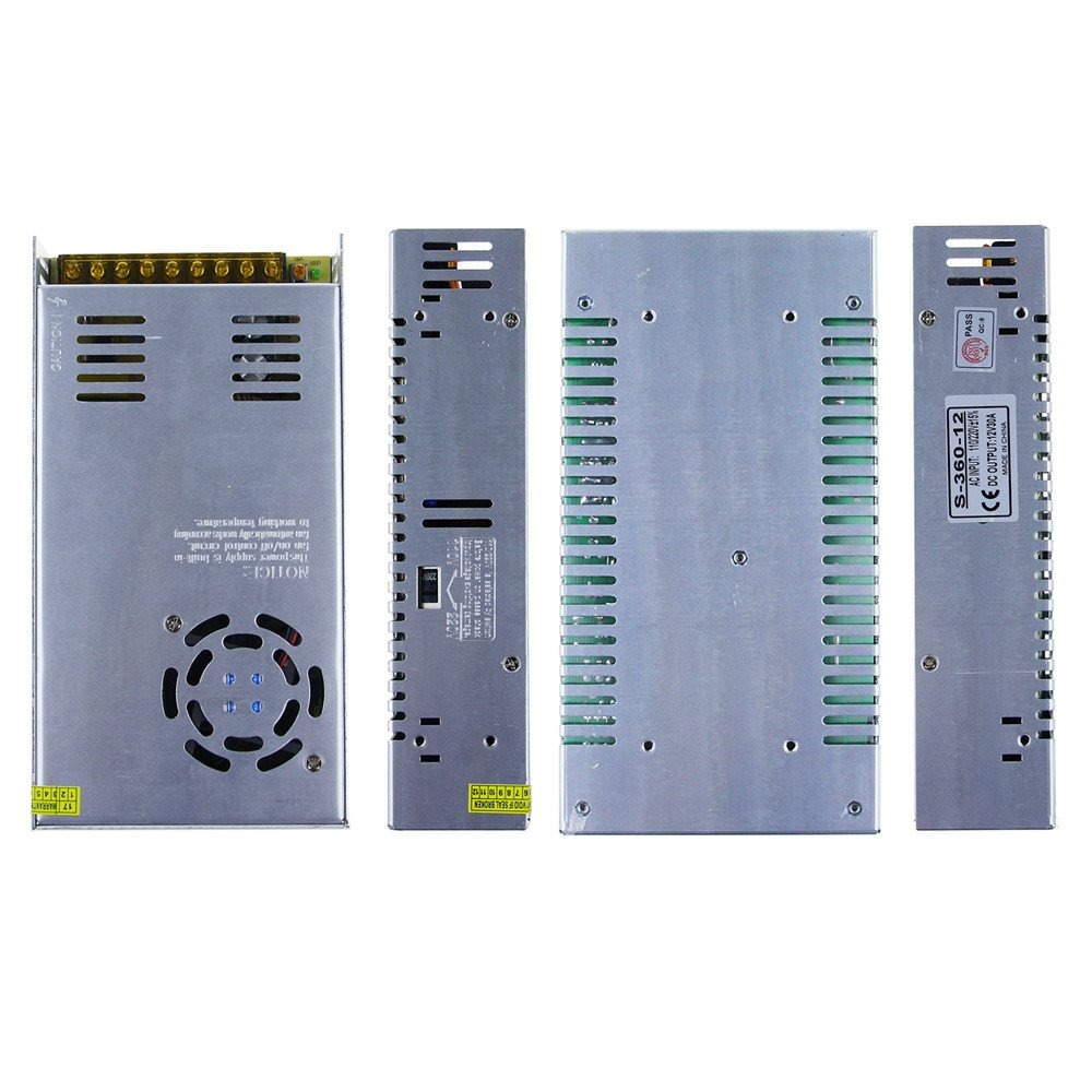 Switching Power Supply, IP20, 12V, 30A, 360W