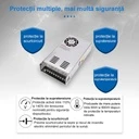 Switching Power Supply, IP20, 12V, 41.6A, 500W
