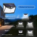 Solar lamp with motion sensor, 228 LEDs, 6500k