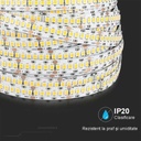 12V LED Strip Light – 240 LEDs/m – SMD2835 – 6500K – 10mm – IP20 – 5m Roll