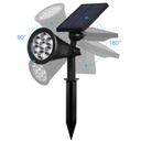 Solar Lamp 7 LEDs, IP65, for outside, RGB
