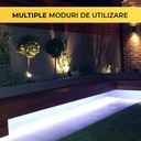 220V LED Strip – 120 LEDs/m – SMD2835 – 6500K – 10mm – IP65 – 100m Roll