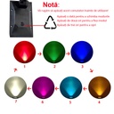 Solar Lamp 7 LEDs, IP65, for outside, RGB