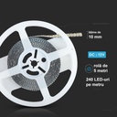 12V LED Strip Light – 240 LEDs/m – SMD2835 – 4000K – 10mm – IP20 – 5m Roll