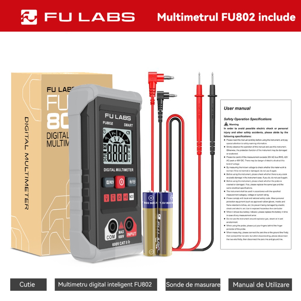 Digital Multimeter FU802