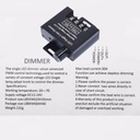 Single Color LED Dimmer – 12V-24V, 30A – Manual Brightness Controller