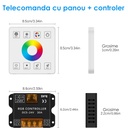 RGB LED Controller with Touch Panel – 5V-24V, 30A