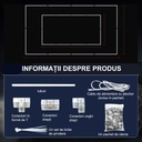 Set of 2 LED Rectangles 288W, 6500k, cool white, 4.8x2.4m