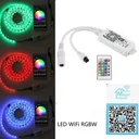 Smart Magic WiFi RGBW LED Controller, 24-Key Remote
