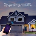 WiFi RGBW LED Controller – Smart Touch, Tuya Music, 2.4G