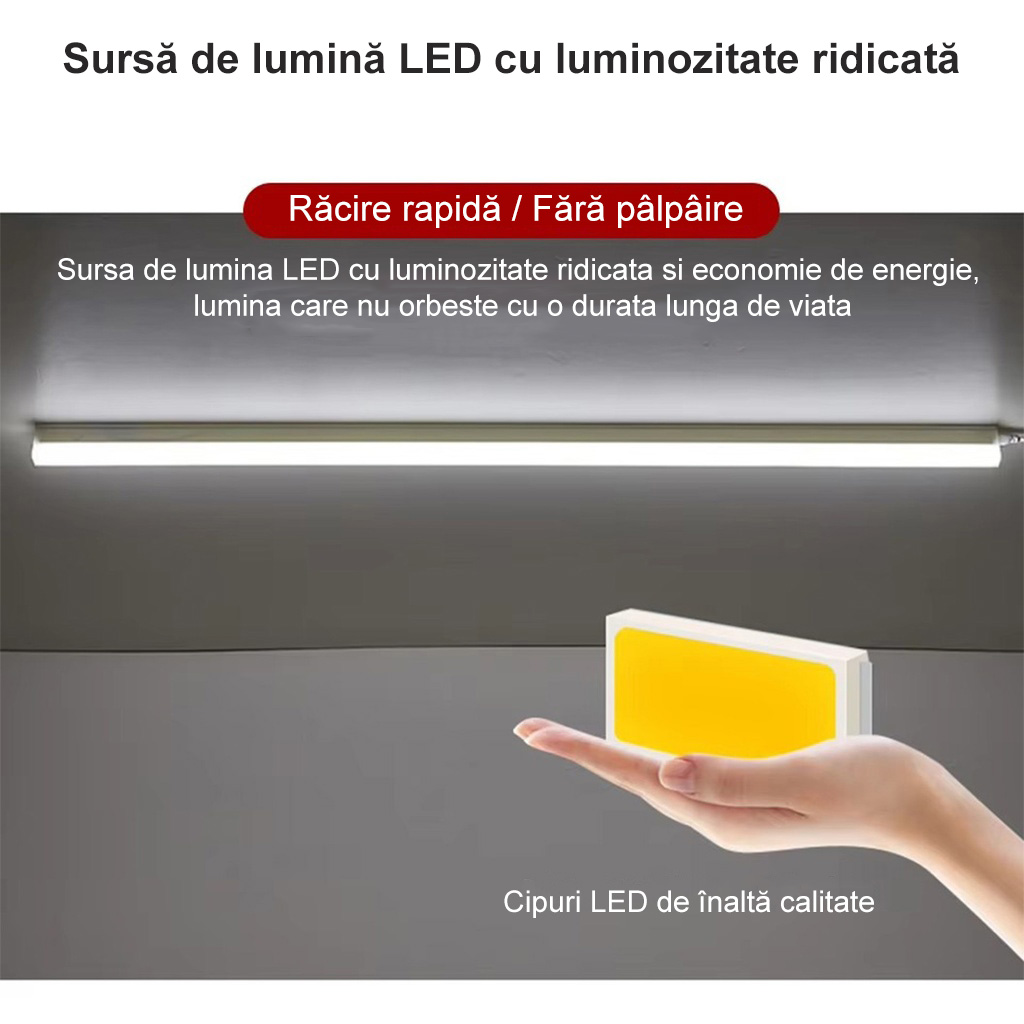 Honeycomb LED tube 17W, 1175mm, plastic material, 6500k, cold white light