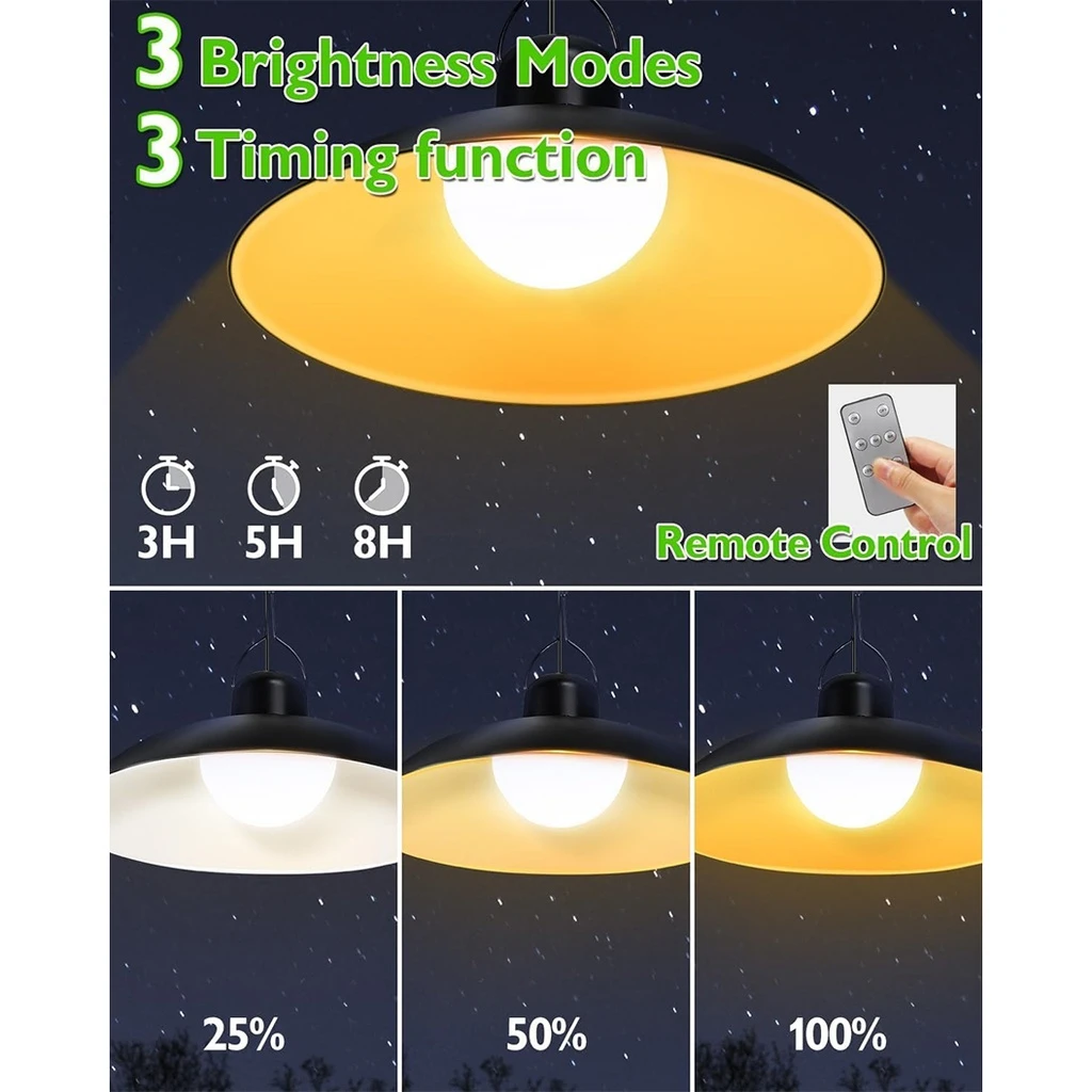 Solar lamp with solar panel