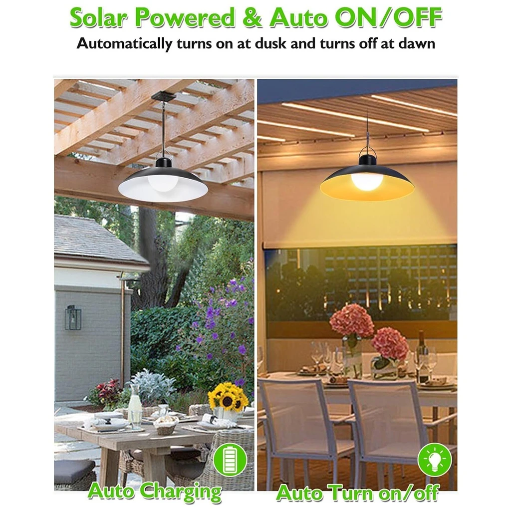 Solar lamp with solar panel