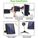 Solar lamp with solar panel