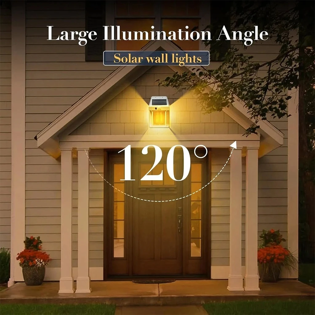 Decorative solar LED lamp with bulb 17x12x5.8, lantern type, for garden, White