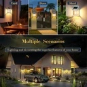 Decorative solar LED lamp with bulb 17x12x5.8, lantern type, for garden, White