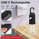 Rechargeable LED bulb, ideal for various uses