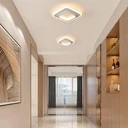 LED Chandelier 20W - 2 Squares, 3 color steps (Cool White, Neutral, Warm), Modern Design, 24x10x6 cm, White