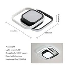 LED Chandelier 24W - 3 Squares, 3 color steps (Cool White, Neutral, Warm), Modern Design, 25x17x6 cm, Black