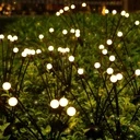 Solar-powered garden decoration, 6 bulbs, Warm White