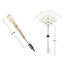 Solar garden decoration fireworks type with solar charging, 2 Modes, 150 LEDs