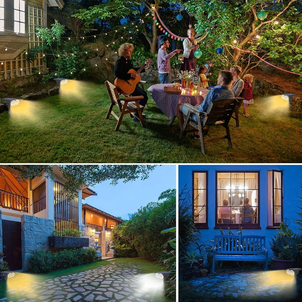 Solar Lamp 19 LEDs, IP65, for outside, 6500k