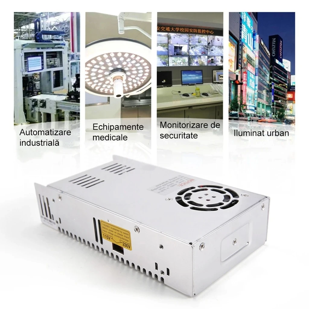 Switching Power Supply, IP20, 12V, 41.6A, 500W
