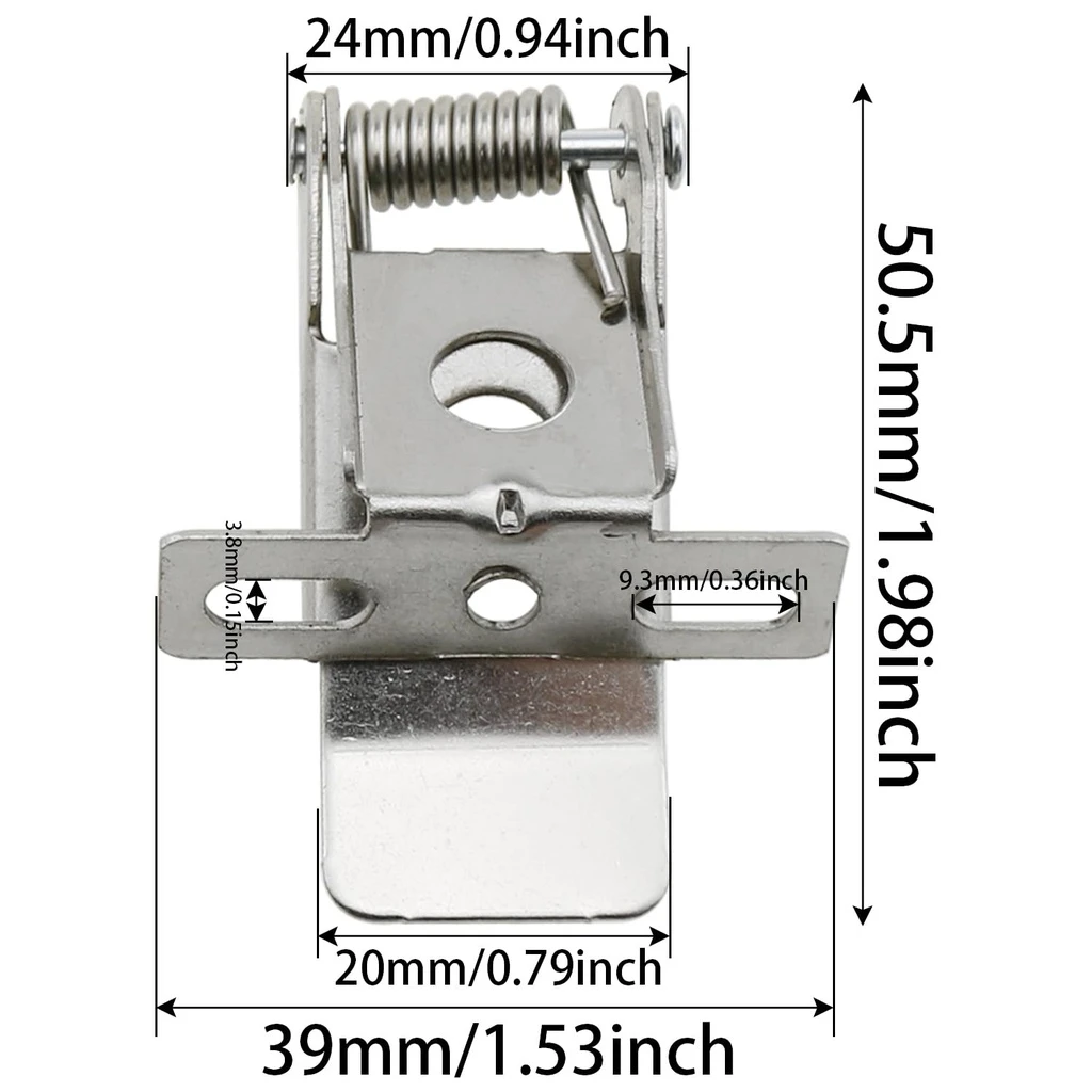 LED panel clamp set for plasterboard ceiling mounting
