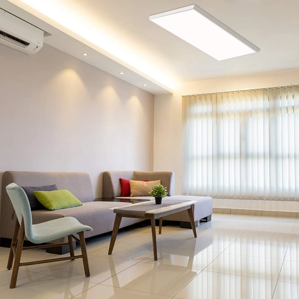LED panel mounting frame on the ceiling 30x60 cm, white color