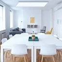 LED panel mounting frame on the ceiling 60x120 cm, white color