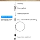 LED Panel Mounting Bracket Set