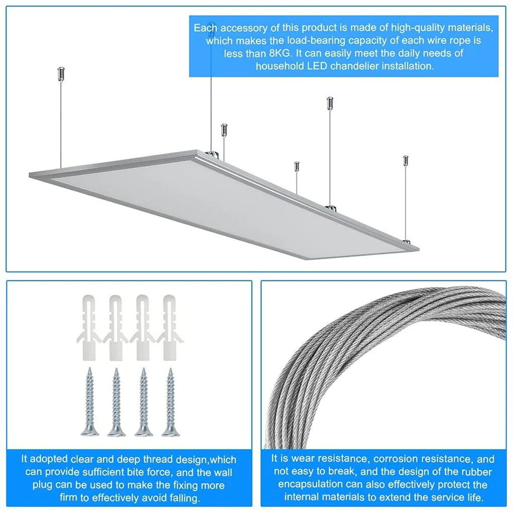 LED Panel Mounting Bracket Set