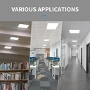 LED panel mounting frame on the ceiling 60x60 cm, Silver color
