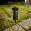 Solar LED lamp for garden, height 30.2 cm, power 0.2W, 1.2V, 600mAh, warm white 3500k