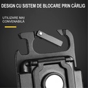 30 LED Keychain Pocket flashlight, USB Type C charging, for outdoor, camping, mountaineering, Cycling