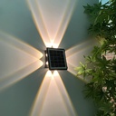 Solar lamp 8 LEDs, IP65, 3 colors 6500k, 4000k, 3000k