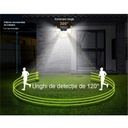 Solar lamp with motion sensor, 40 LEDs, 6500k