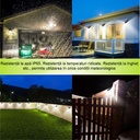 Solar lamp with motion sensor, 40 LEDs, 6500k