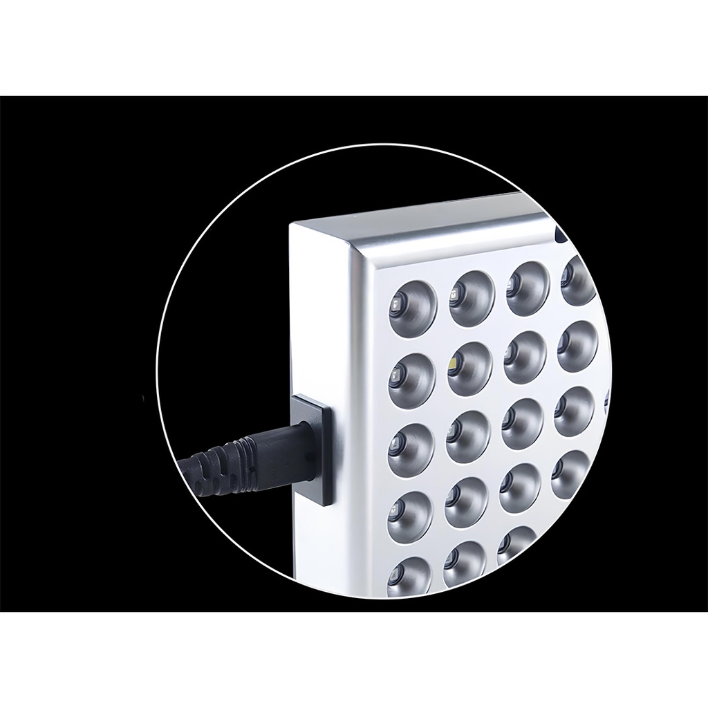 LED lamp 45W, 225 LEDs, 165 Red, 60 Blue, for growing plants indoors, 30 x 30 cm, multicolor