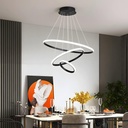 LED Chandelier, Comely, Aluminum, 220V, 76W, Black 