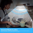 LED lamp with motion sensor 46 LEDs