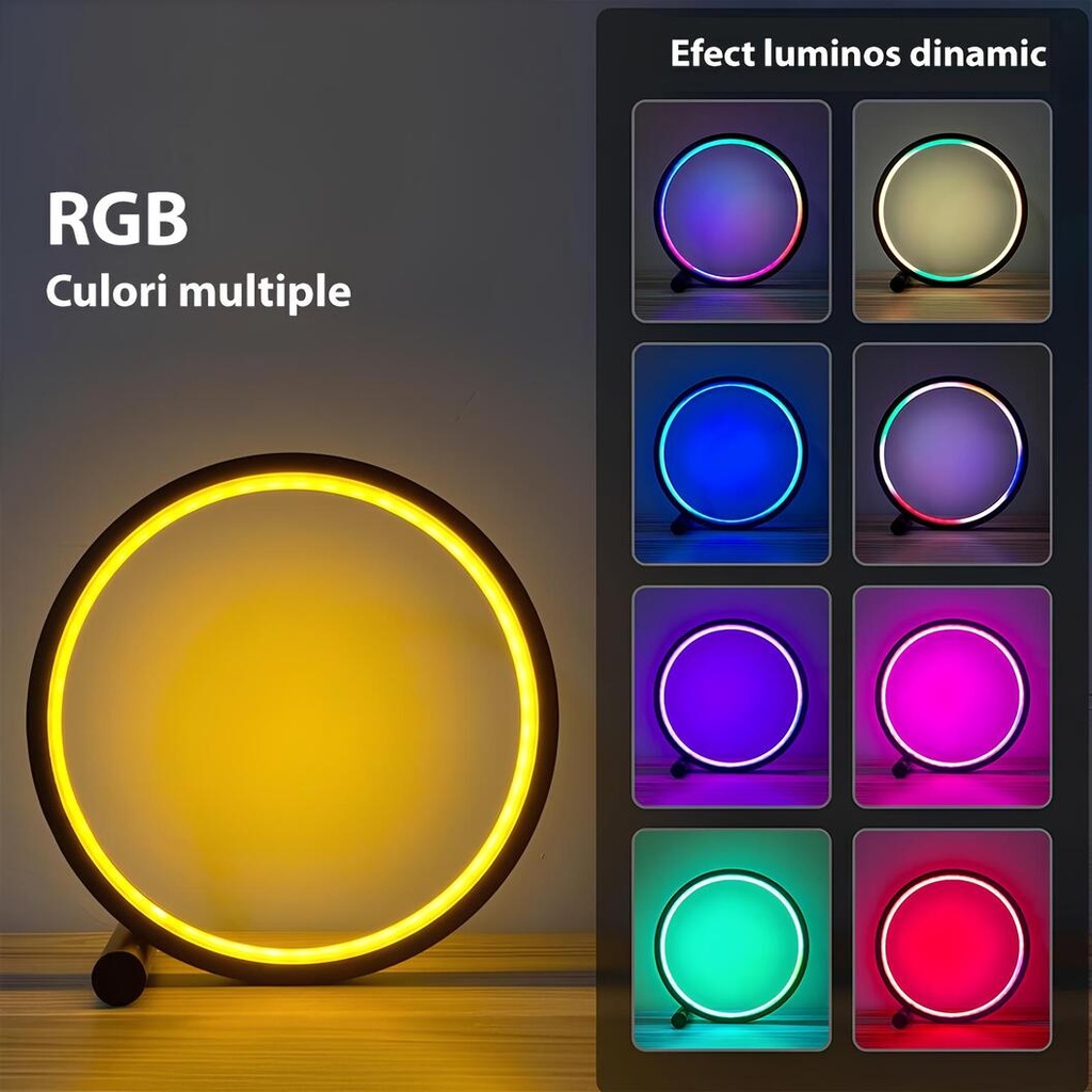 Round RGBIC Desk Lamp 