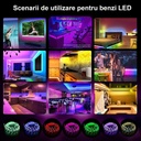 5M 5050 RGB LED Strip – 60 LED/m, Self-Adhesive, Bluetooth, App & Remote Control, Music Mode, Timer