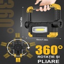 G7 Rechargeable Portable LED Floodlight – 20W, 1000 lm, USB, 5000mAh Battery, Powerful Lighting for Outdoor & Emergencies