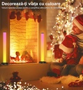 Smart RGB LED Bars – Ambient Light, Remote Control & Bluetooth App, Music Sync, Multicolored Light Shows