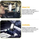 Portable LED COB Flashlight K011 – Powerful Brightness, Compact Design, Silver