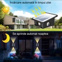 Solar lamp 4 LEDs, IP65, 3 colors 6500k, 4000k, 3000k